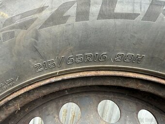 Zimne pneumatiky 215/65 R16 na diskoch 5x114,3 Duster - 2