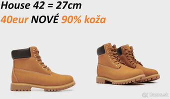 Topánky KOŽENÉ, Čižmy POLYURETÁNOVÉ, Mikiny RYBINOVÉ - 2