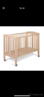 Detska drevena postielka nastavitelna - 2