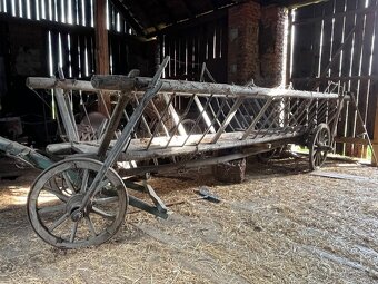 Drevený voz - rebriňak - 2