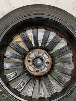 originál ALU disky VW UP 17" - model POLYGON (Black/Red) - 2