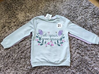 Dievčenské mikiny, 2ks - 2