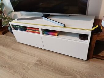 TV stolík biely ikea - 2
