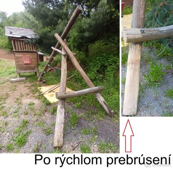 Detské drevené ihrisko – Drevo Agát Masív – Agac - 2
