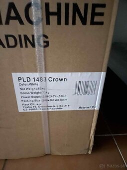 Predom plnená práčka PLD 1483 Crown PHILCO - 2