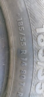 4 zimné pneumatiky 185/55 R14 80T Barum Polaris 3 - 2