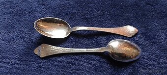 Investičné Striebro–tepané lyžičky–Nemecko- 1900-153g – 290€ - 2