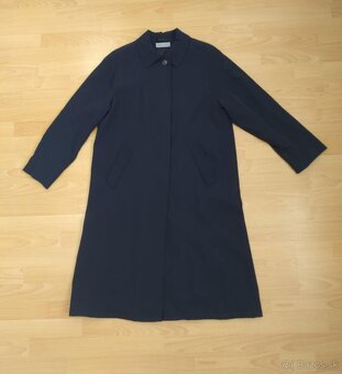 Dámsky dlhý tmavomodrý kabát (Erich Fend) - 2