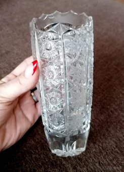 Krištáľová váza a popolník - 2