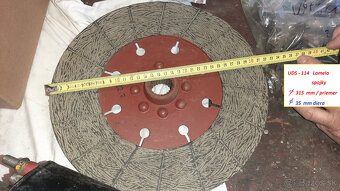 Zetor LKT -120 UDS 114 , Výfukové potrubie 6 V a diely - 2