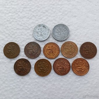 2 haliere + 5 haliere z obdobia Československa - 2