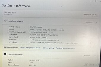14" Dell Latitude 5490, i5, 24 RAM, 256GB SSD, Win 11 Pro - 2