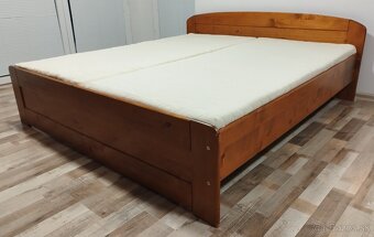 drevena manzelska postel 180x200 cm - 2