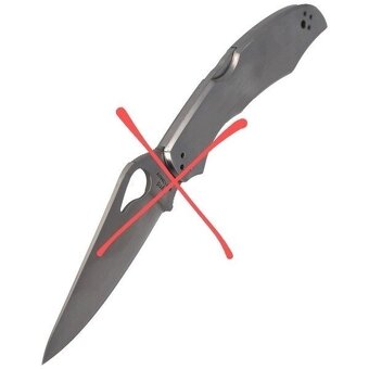 CIVIVI DAMSCUS CARBON FIBER MIKOV PREDATOR BYRD BY SPYDERCO - 2