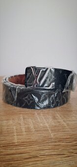 • Louis Vuitton Opasok Čierno - Strieborný • - 2