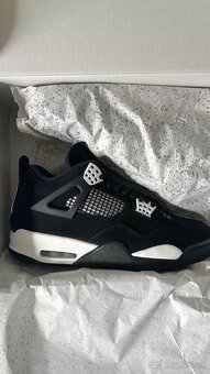 Air Jordan 4 White Thunder – nové, top stav - 2