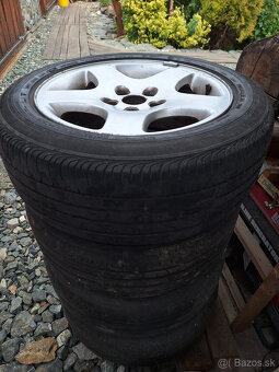 5x112 r16 kompletná sada 4ks AUDI OEM diskov+ pneu - 2