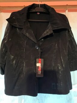 Elegantná čierna blúzka - 2