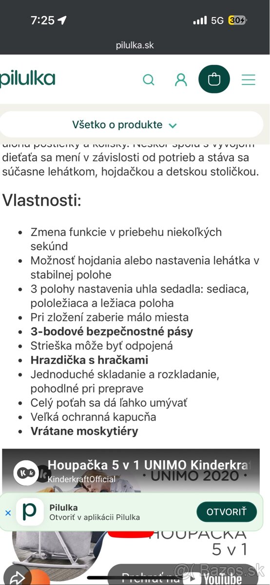 Kinderkraft lehátko 5 v 1 - 3