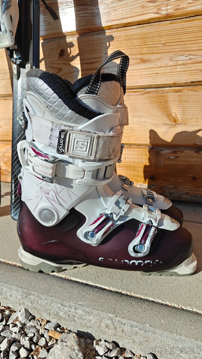 LYŽE VOLKL MOTIVE 158CM + SALOMON QST R70 27CM - 3