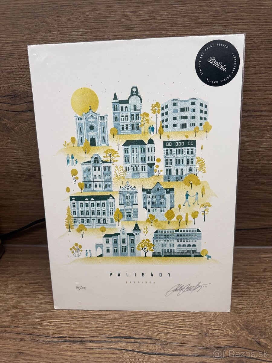 Predam Bratisla print/ grafika - 3