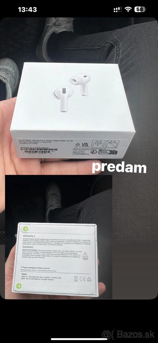 Predám úplne nové Apple air pods 3 generation - 3