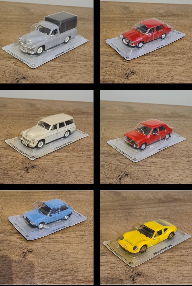 modely 1:43 DeAgostini - 3