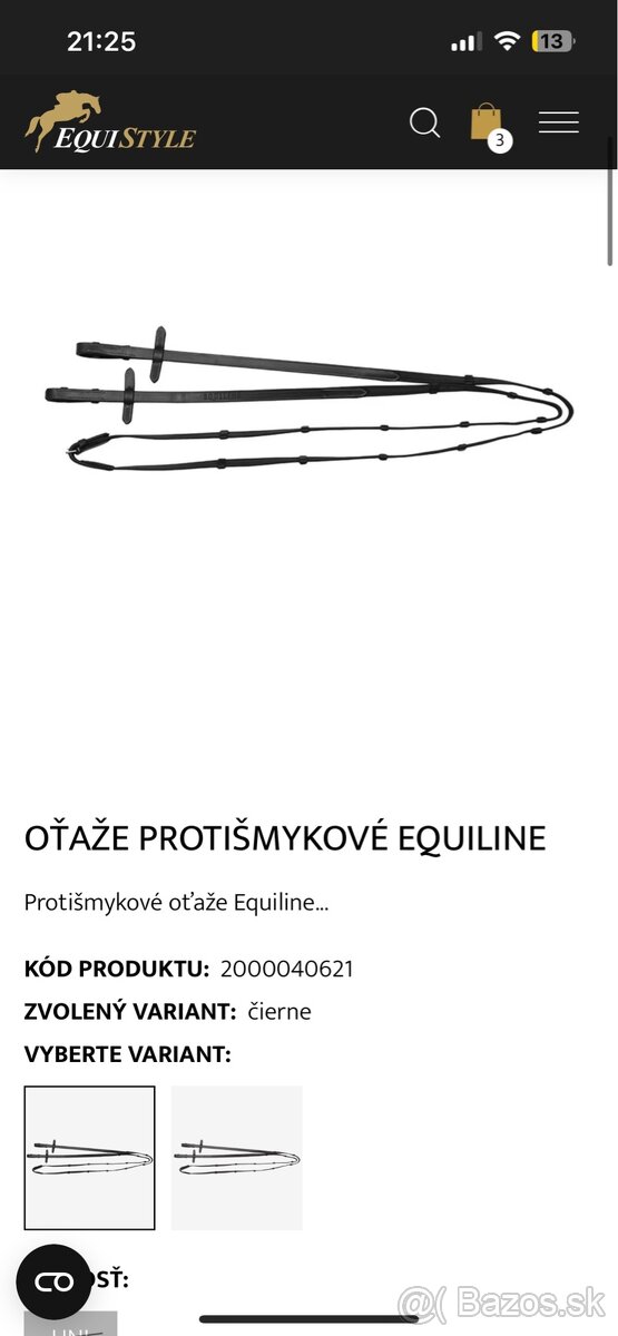 Protišmykové oťaže equiline - 3