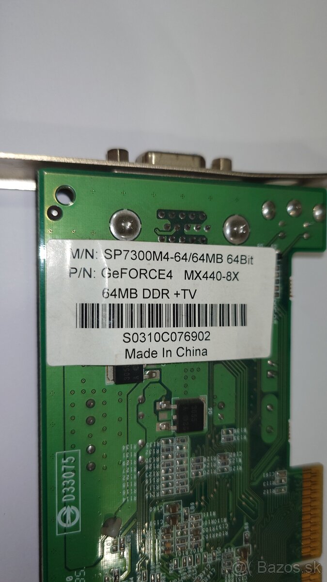 GeForce4 MX440 64 MB AGP 8x - 3