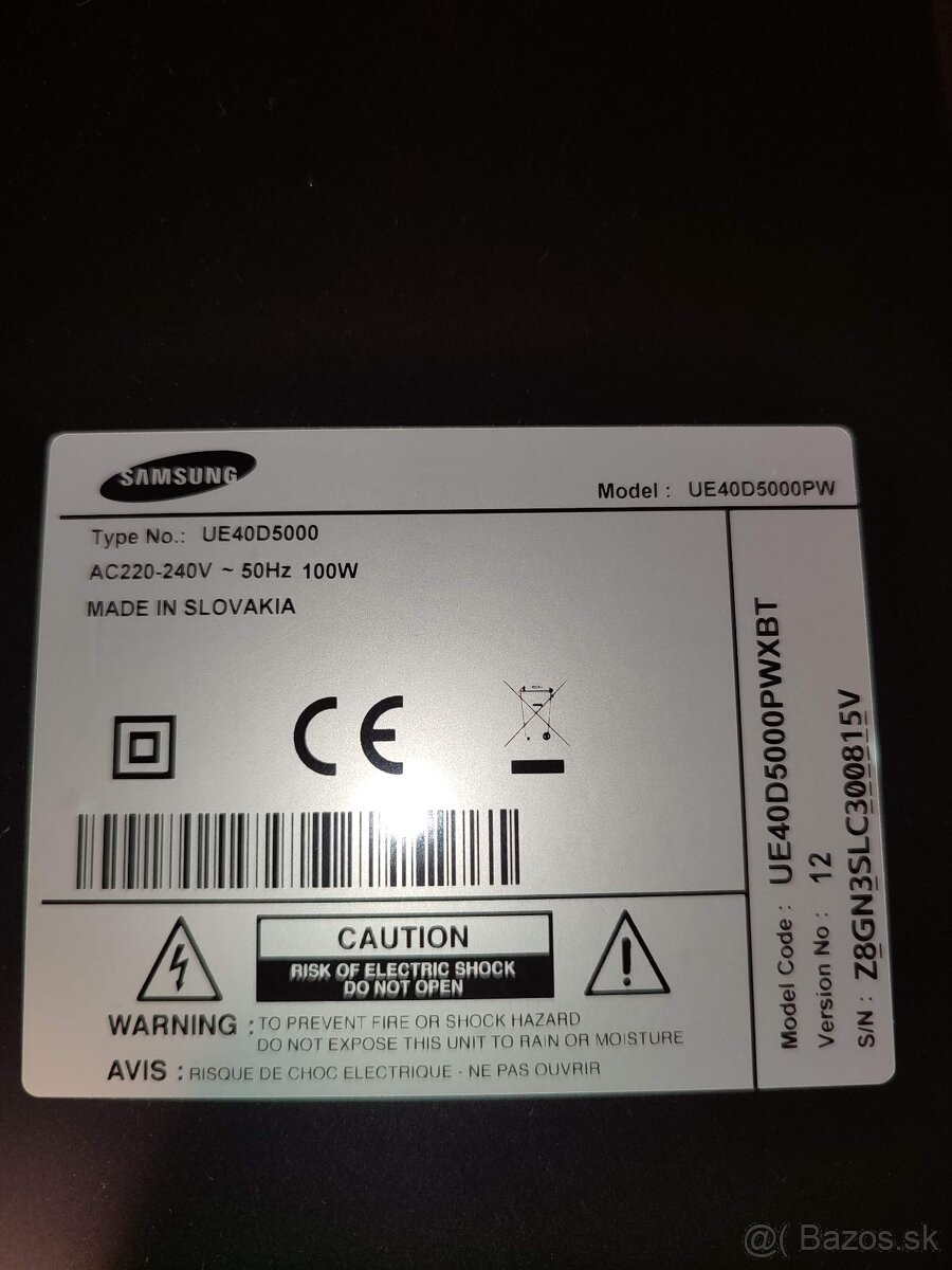 Samsung UE40D5000 LED 40" (101cm) bez internetu - 3