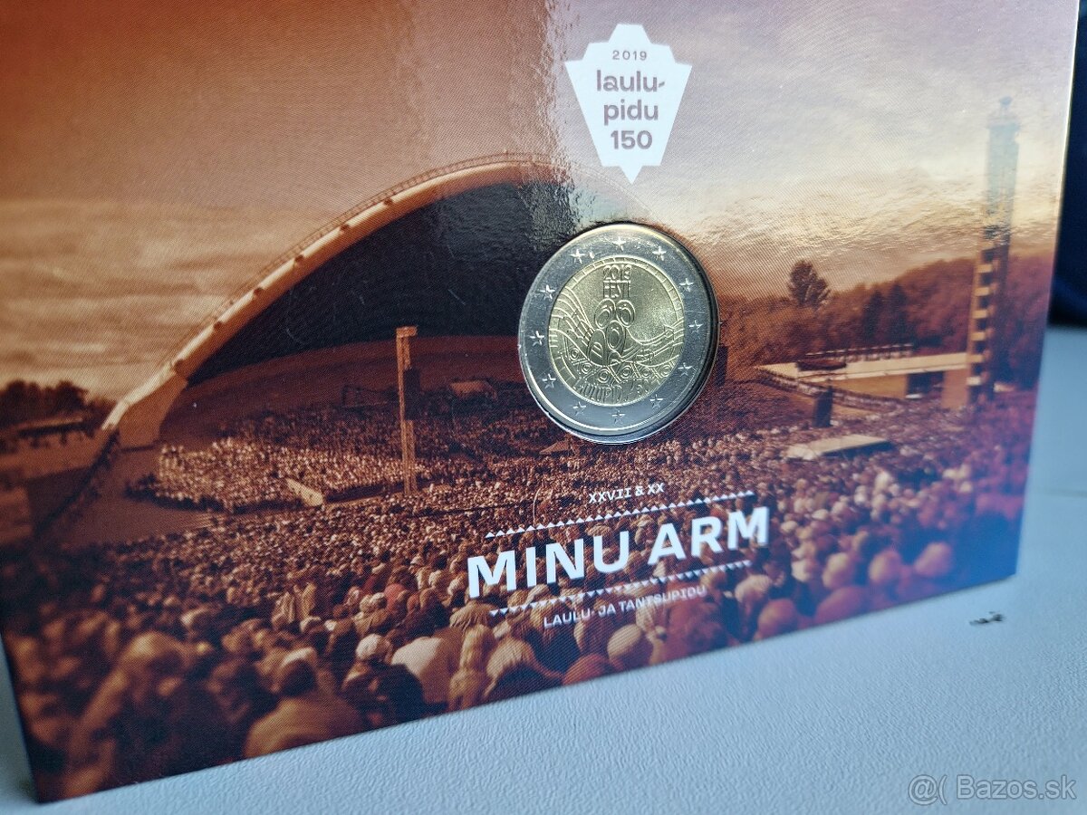 2eur.sk - pamätné 2€ euro Estónsko - BU - 3