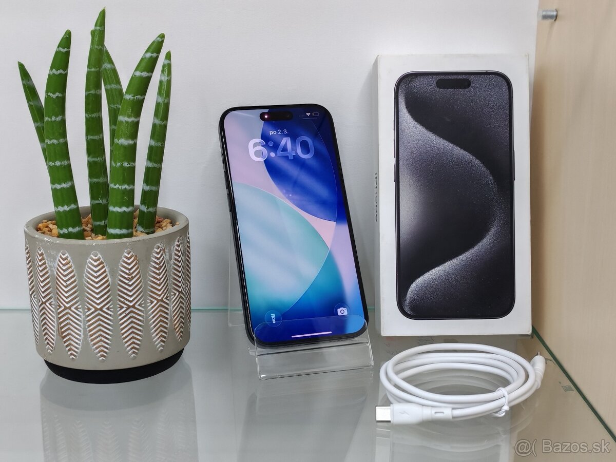 iPhone 15 Pro 128GB Black Titanium | ZÁRUKA - 3