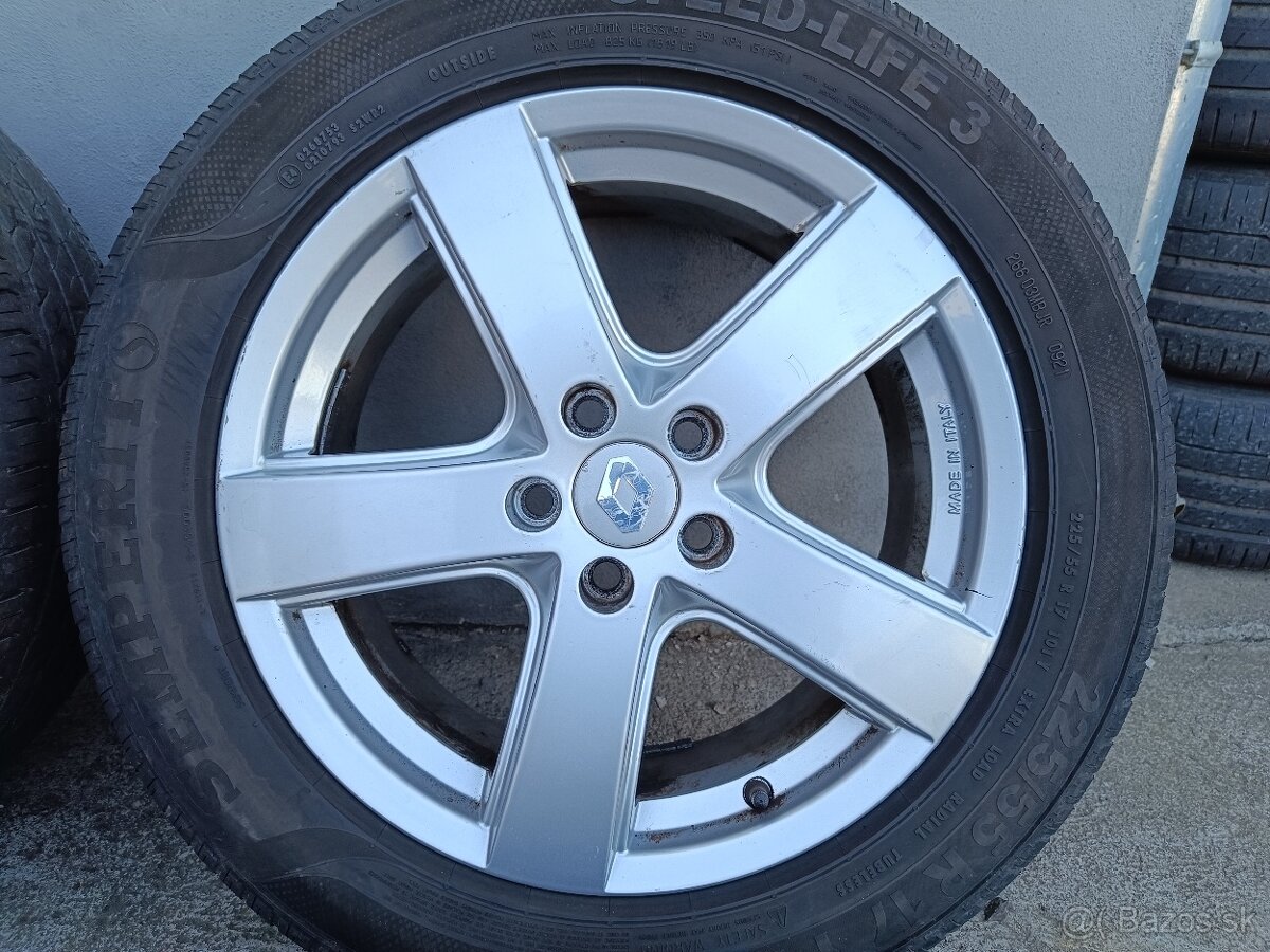 Alu disky 17" 5x108 Renault - 3