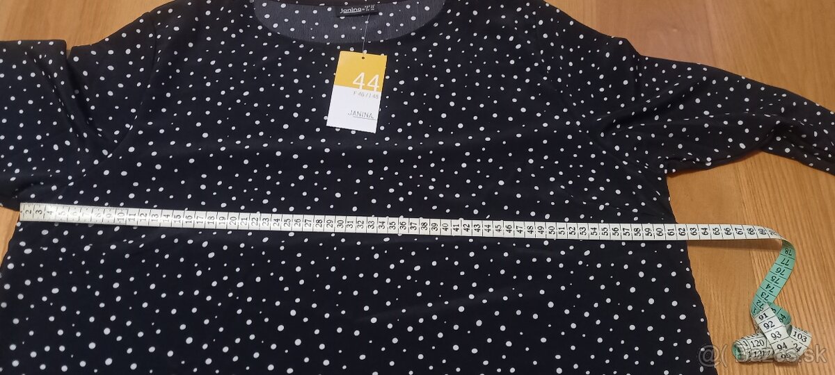 Predám dámske bodkované šaty 44 - 46 nové - 3