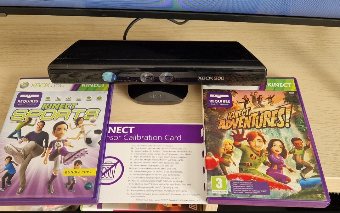 Predám Xbox 360 Kinect s 2 hrami - 3