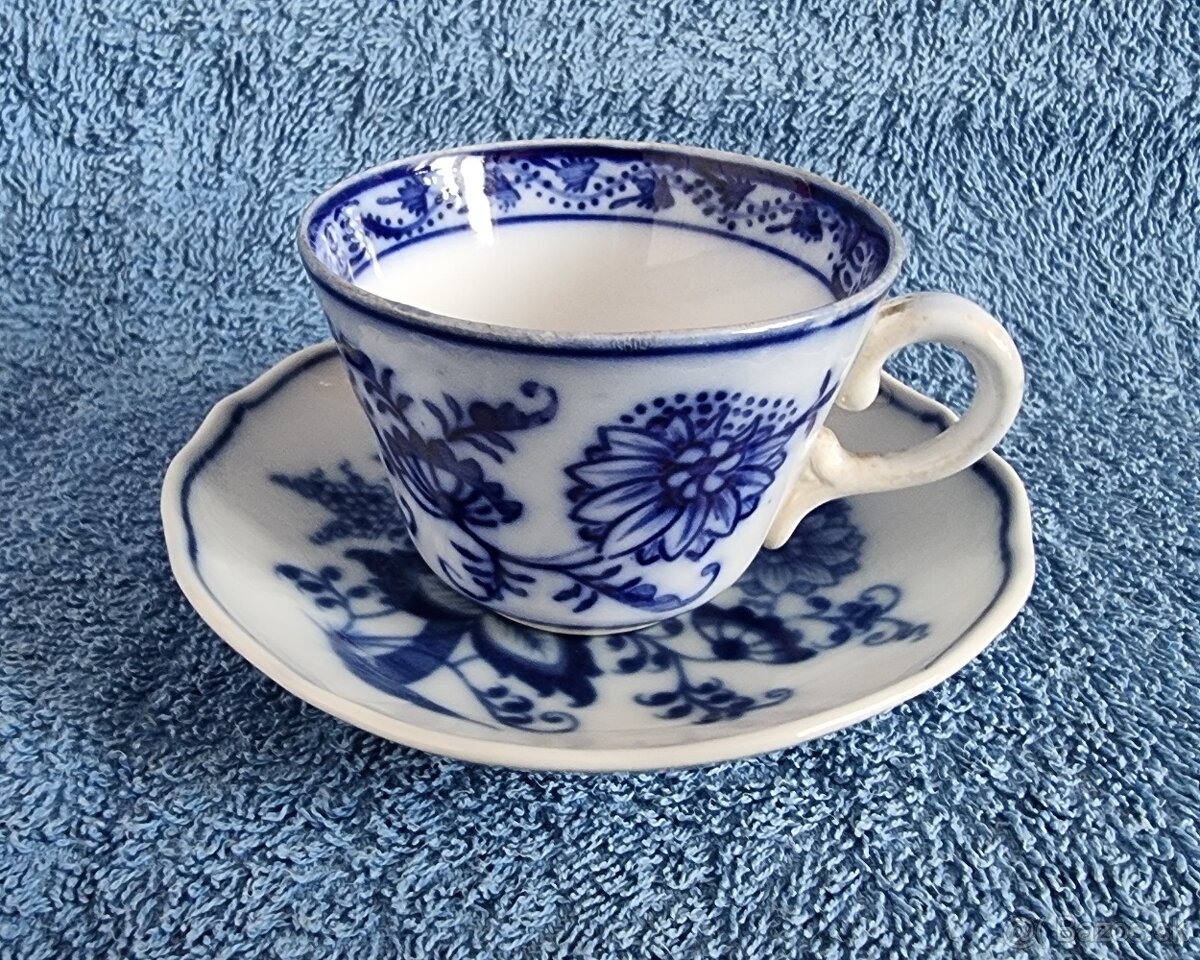 Starožitná porcelánová šálka -stará Viedeň - 3