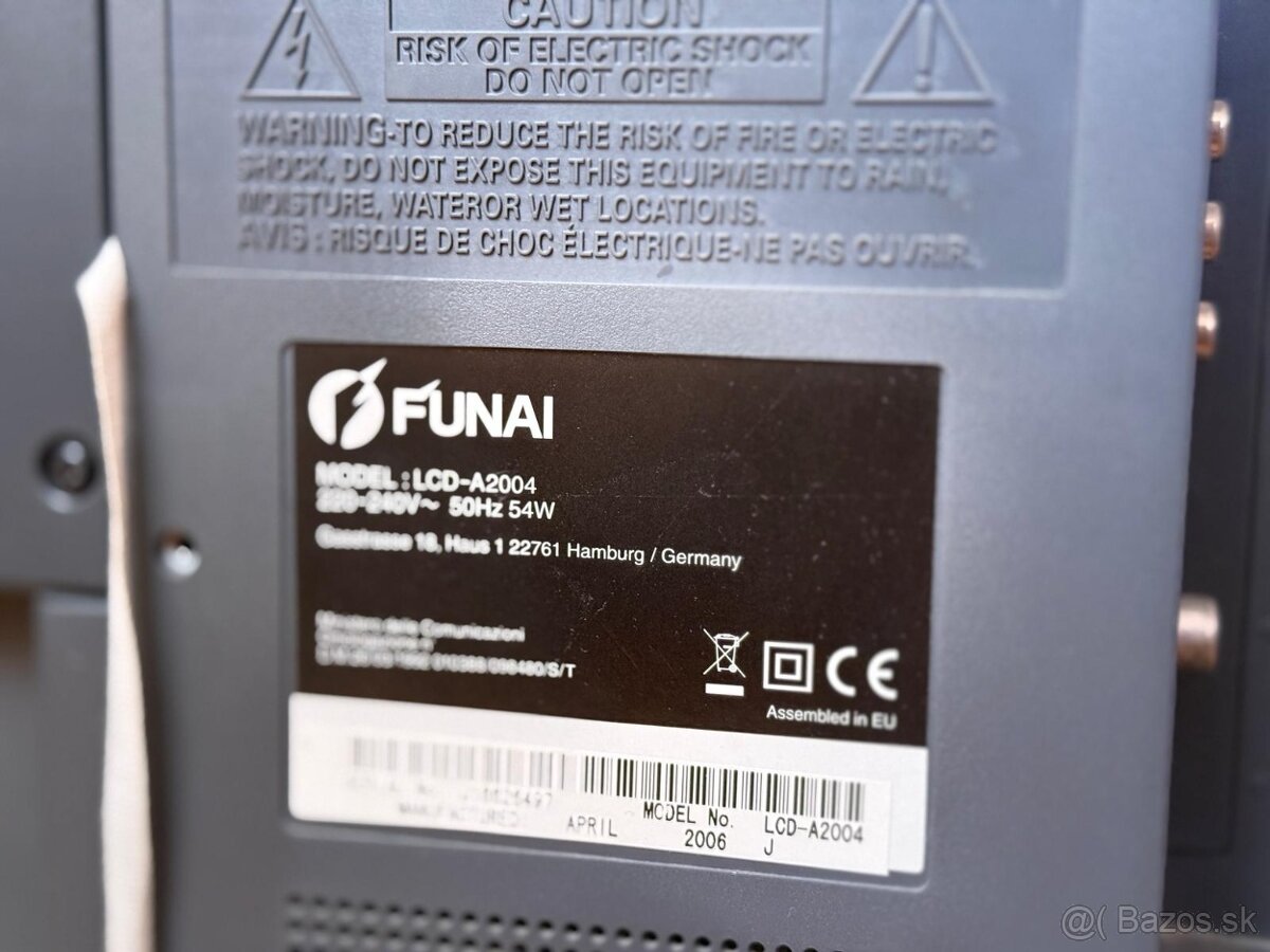 Predám TV FUNAI LCD-A2004 – 20" (51 cm) - 3