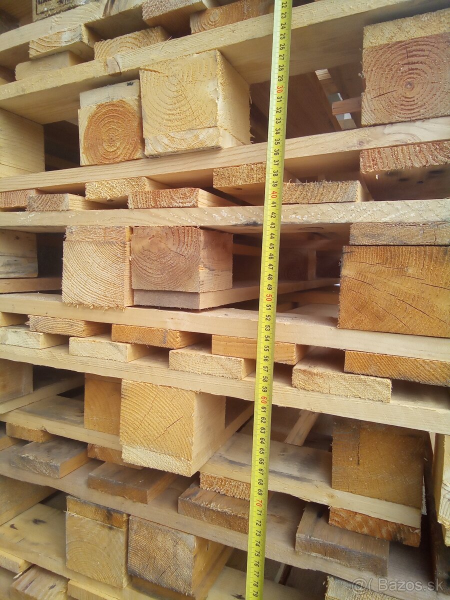 Svetlé Drevené štandard palety 120x80 - 3