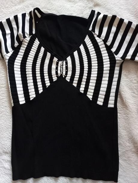 Čierno-biele oblečenie S/M - 3