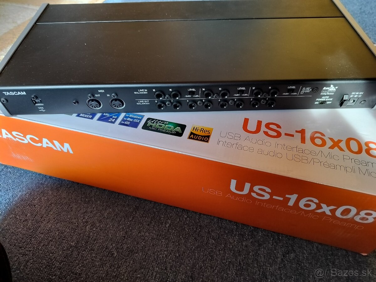 Tascam US-16x08 USB zvuková karta - 3