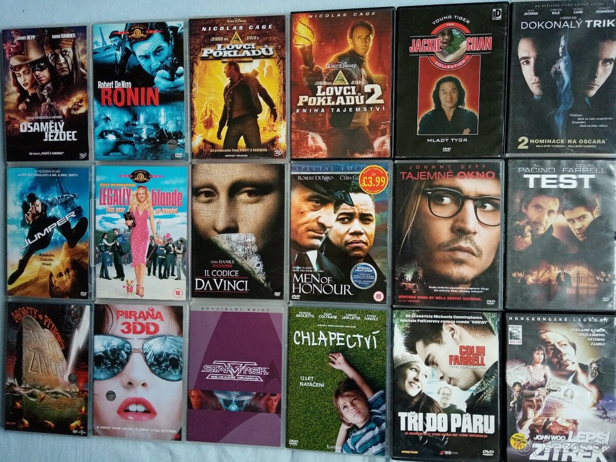 200 orig.DVD horror,akce,komedie,detske od 3 euro - 3