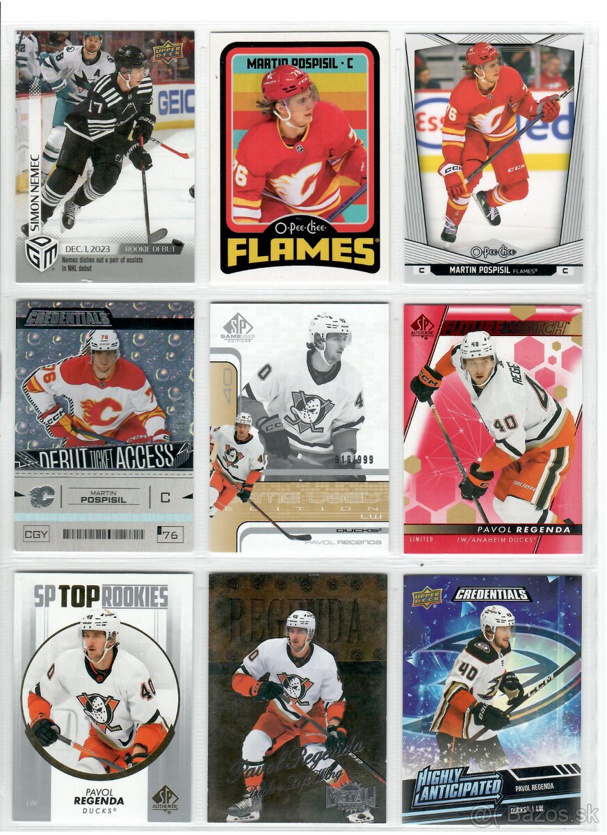 Hokejove karticky Slovakov v NHL - 3