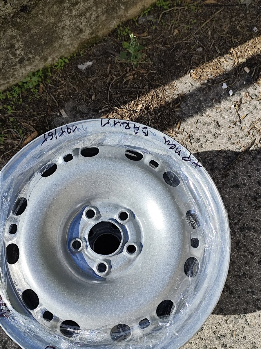 5x100 R15 plechové disky - 3