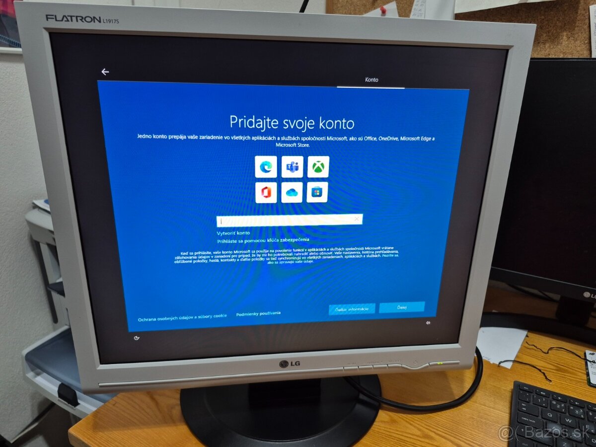 PC zostava - PC HP Prodesk 600 + LG monitor - 3