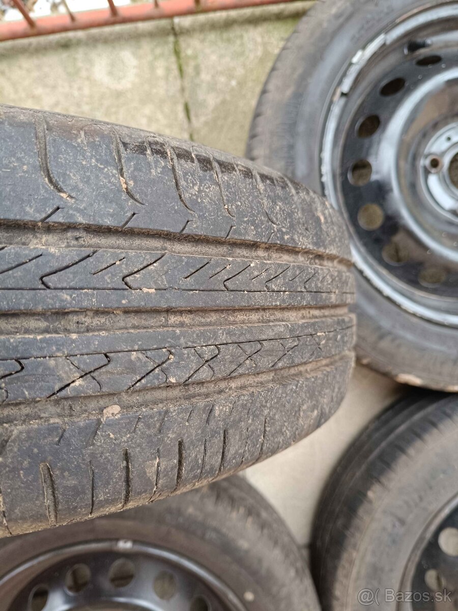 165/65/R15, letné pneu na diskoch, 4x108 - 3