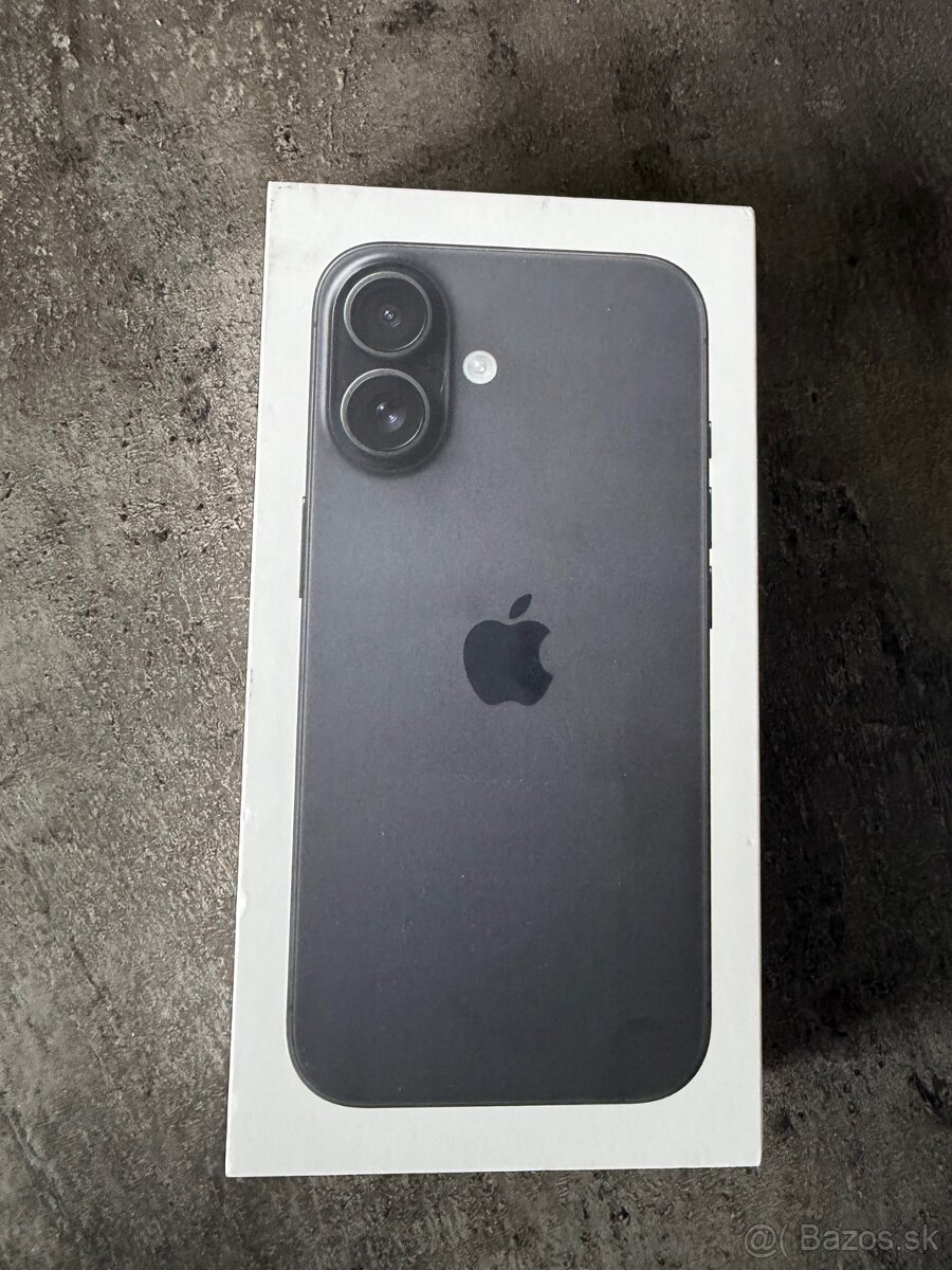 Predám nerozbalený iPhone 16 128GB - 3