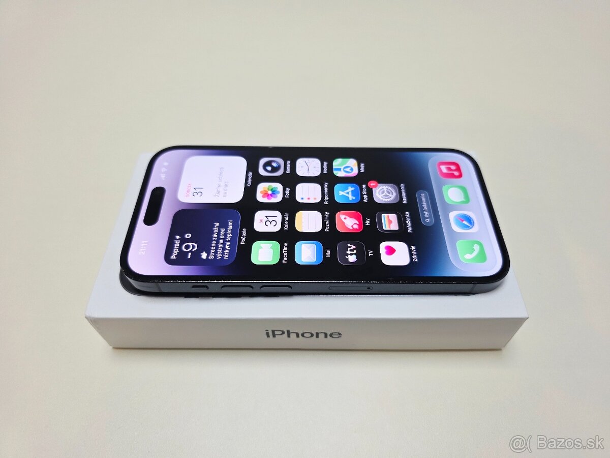 APPLE IPHONE 14 PRO 128GB BLACK,BATERKA 100% - 3