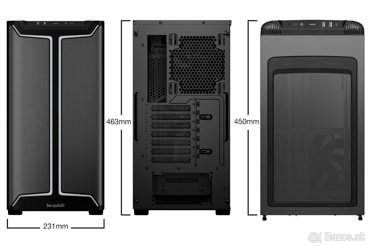 Predam PC skrinu Be Quiet Pure Base 501DX Black - 3