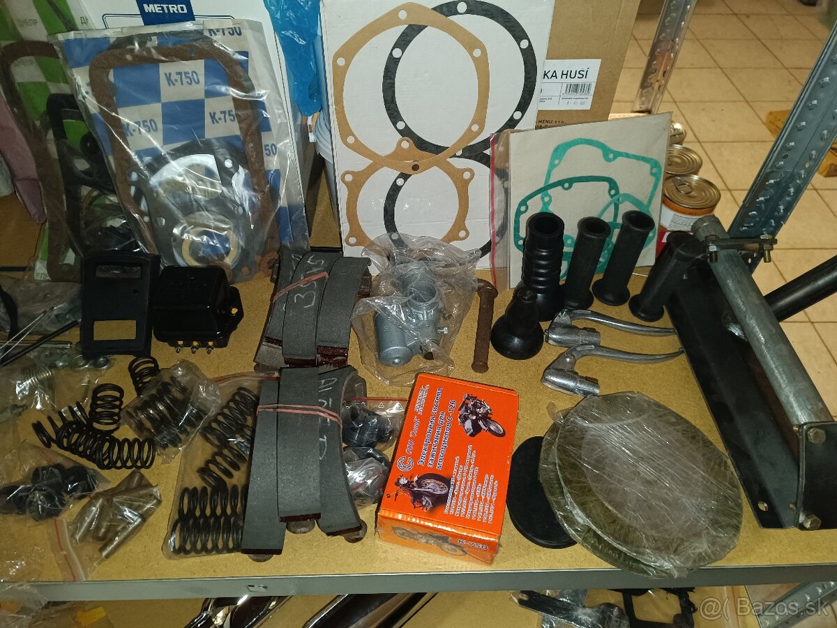 Díly pro Ural M72, Dněpr k750, MW 750. - 3