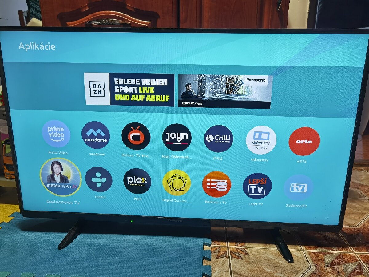 Predám plne funkčný Smart LED TV Panasonic TX-40FSW404 - 3